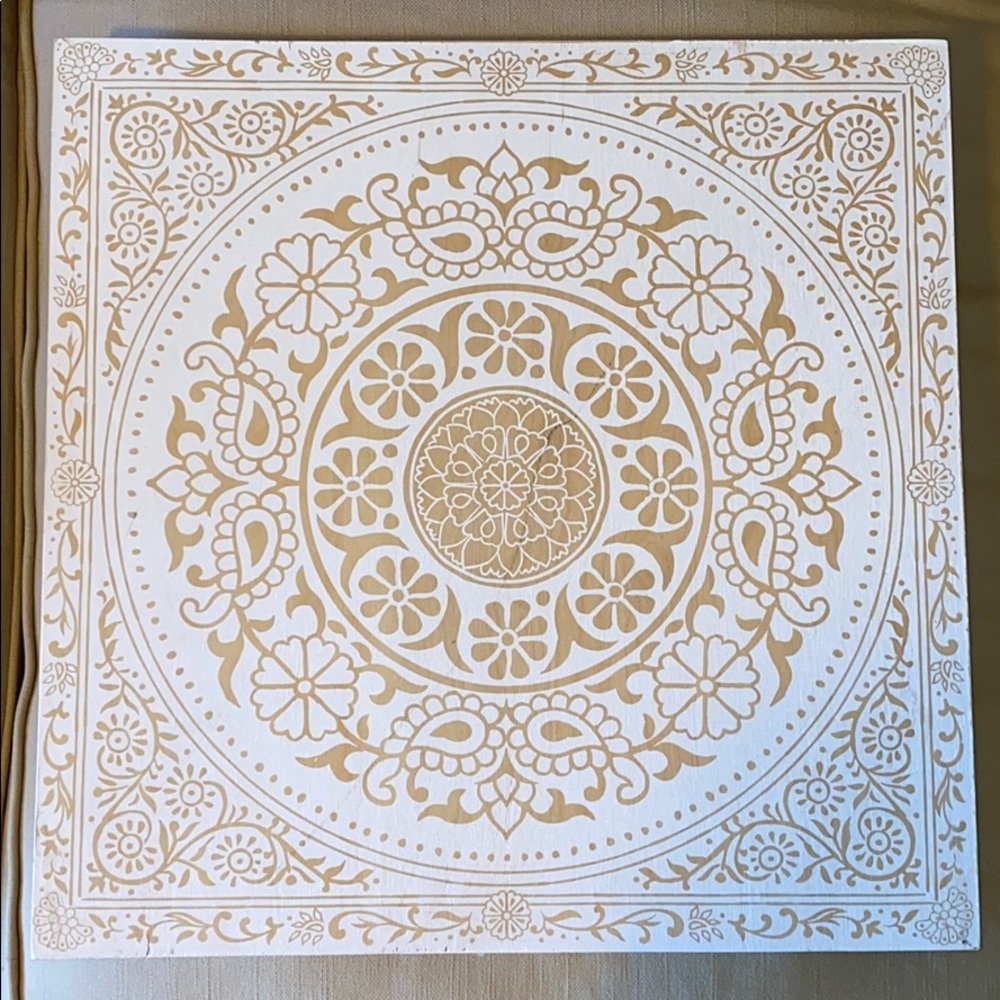 Floral mandala sign